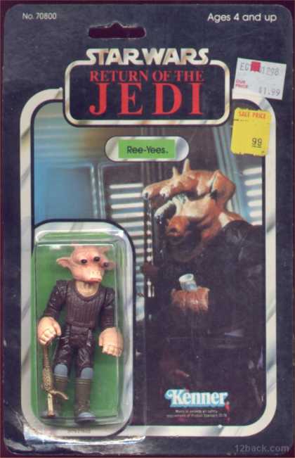 Action Figure Boxes - Star Wars: Ree-Yees