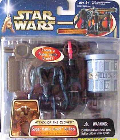 Action Figure Boxes - Star Wars Attack of the Clones: Super Battle Droid Builder