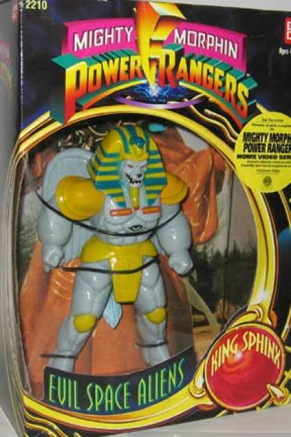 Action Figure Boxes - Mighty Morphin Power Rangers - Evil Space Aliens: King Sphinx