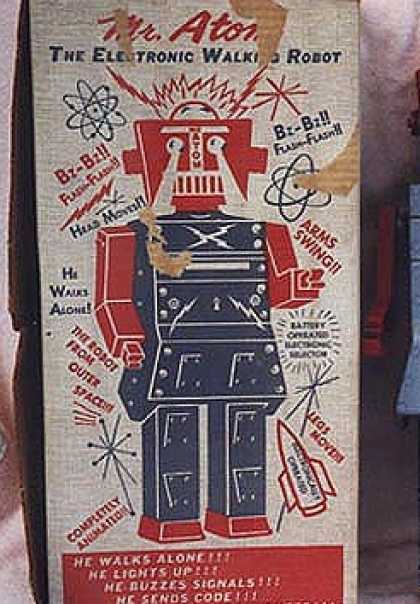 Action Figure Boxes - Mr. Atom the Electronic Walking Robot