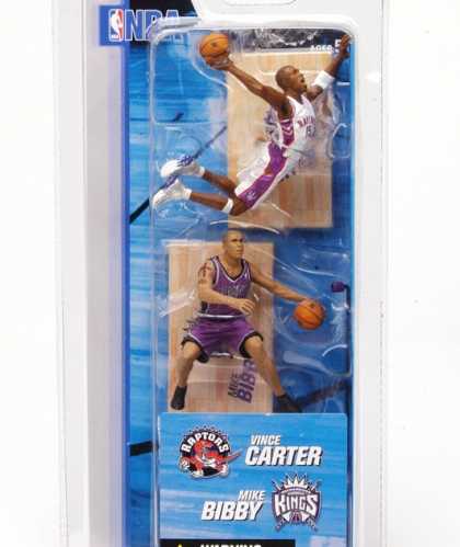 Action Figure Boxes - NBA: Vince Carter and Mike Bibby