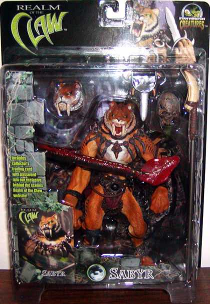 Action Figure Boxes - Realm of the Claw: Sabyr