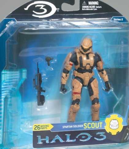 Action Figure Boxes - Halo 3: Spartan Soldier Scout