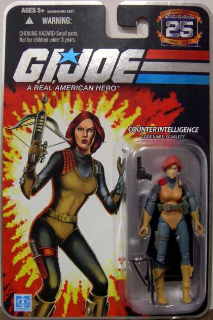 Action Figure Boxes - G.I. Joe: Counter Intelligence Scarlett