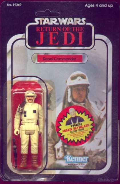 Action Figure Boxes - Star Wars Rebel Commander