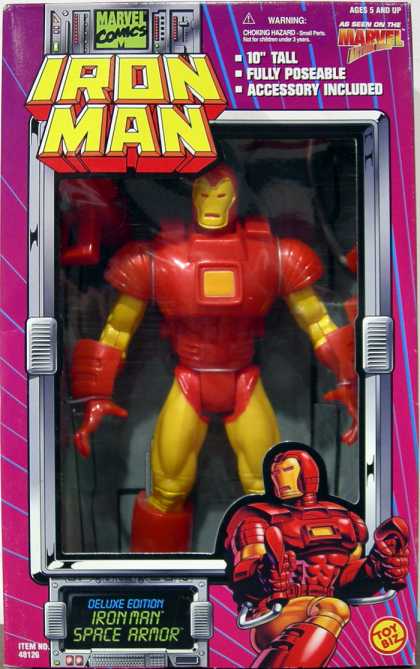 Action Figure Boxes - Iron Man Space Armor