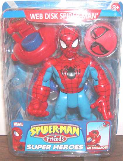 Action Figure Boxes - Spider-Man Friends: Web Disk Spider-Man