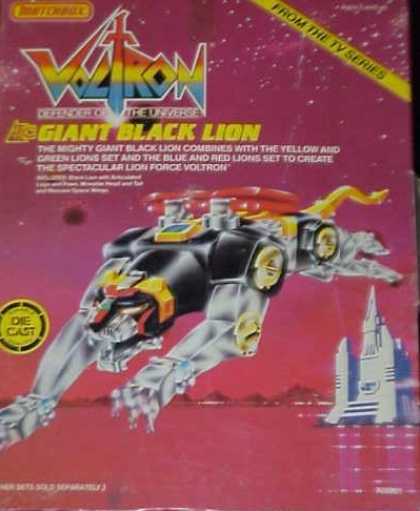 Action Figure Boxes - Voltron Giant Black Lion