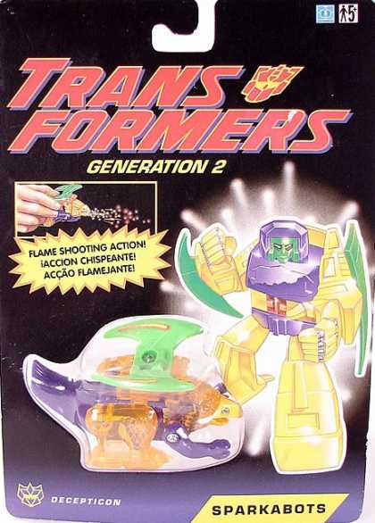 Action Figure Boxes - Transformers Sparkabots