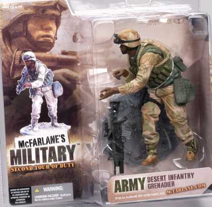 Action Figure Boxes - Army Desert Infantry Grenadier