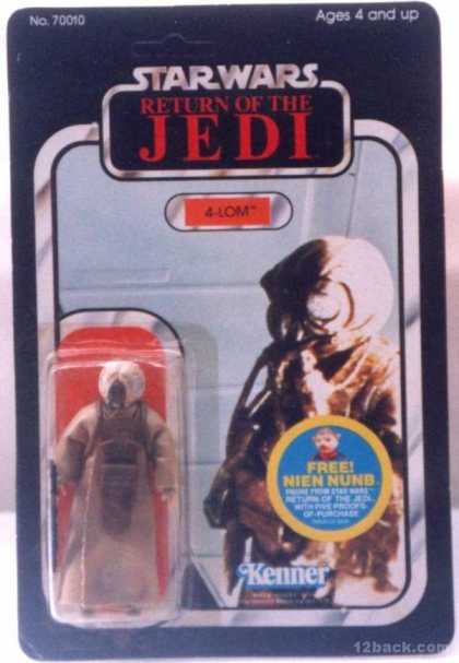 Action Figure Boxes - Star Wars: 4-Lom