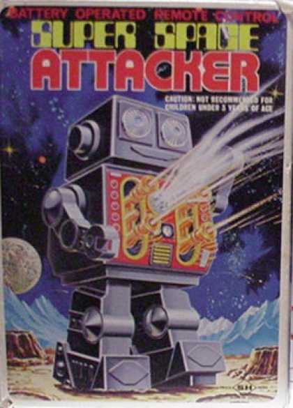 Action Figure Boxes - Super Space Attacker