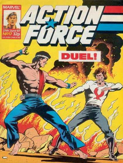 Action Force 17 - Marvel - June - Duel - Muscles - Fire