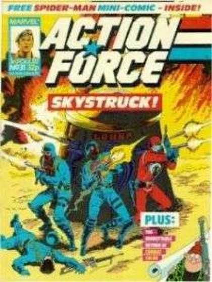 Action Force 32 - Gi Joe - Cobra - Marvel - Skystruck - Comic