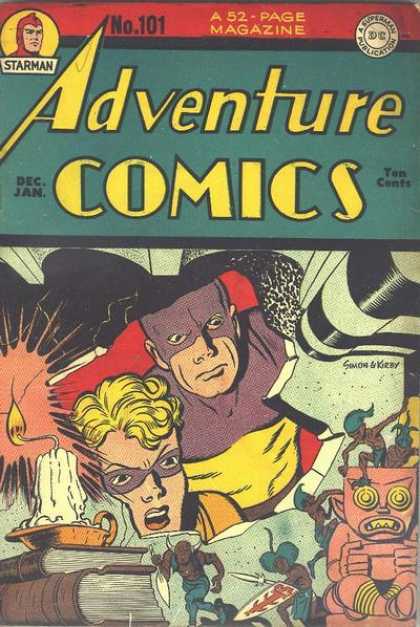 Adventure Comics 101 - Candle - Starman - A Superman Publication - Books - Costumes - Jack Kirby