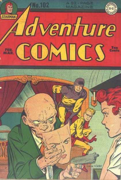 Adventure Comics 102 - Mask - Starman - Gun - Robbery - Superhero - Jack Kirby