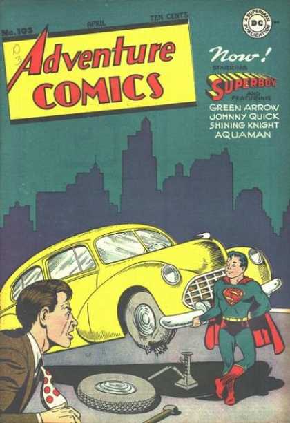 Adventure Comics 103 - Superboy - Car - Green Arrow - Johnny Quiclk - Shining Knight - Joe Shuster