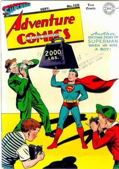 Adventure Comics 120 - Superman - 2000 Lbs - Camera - Adventure Comics - Boy