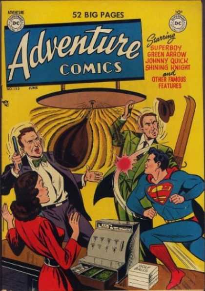 Adventure Comics 153 - Gun - Golf Balls - Cash Register - Superboy - Register