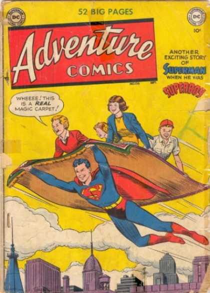 Adventure Comics 156 - Superman - Superboy - Magic Carpet - Carpet - Curt Swan
