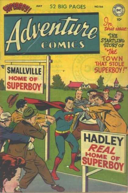Adventure Comics 166 - Hadley - Superboy - Smallville - Superman