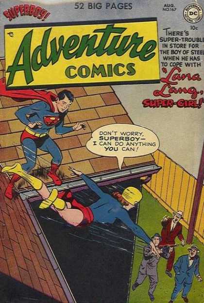 Adventure Comics 167 - Lana Lang - Superboy - Super-girl