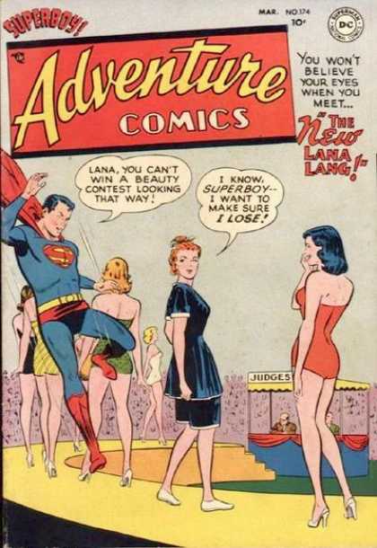 Adventure Comics 174 - Lana Lang - Judges - Superman - Superboy
