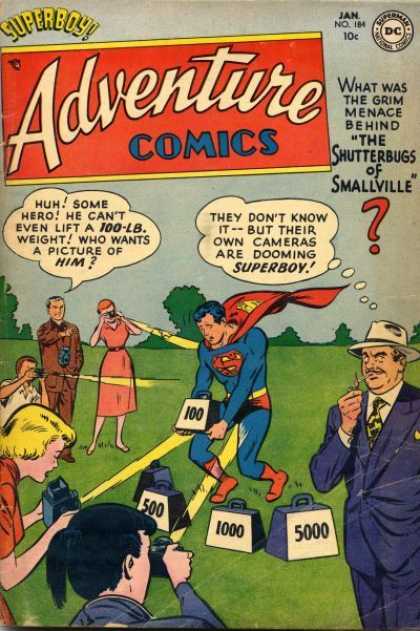 Adventure Comics 184 - Superboy - Weight - Camera