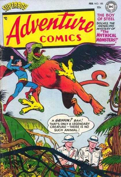 Adventure Comics 185 - Griffin - Superman - Jungle
