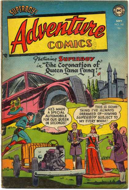 Adventure Comics 192 - Queen - Superboy - Car - Lana Lang - Superman - Curt Swan