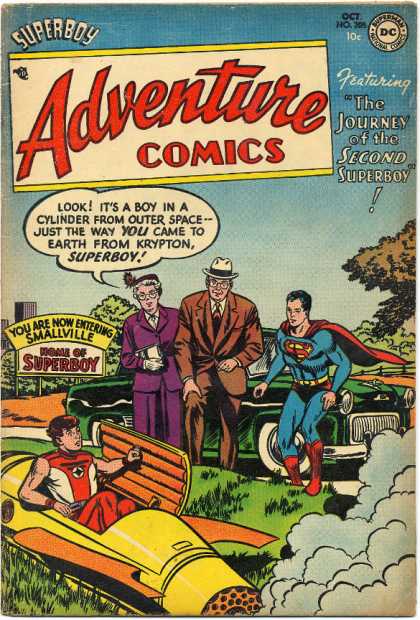 Adventure Comics 205 - Superheroes - Sidekicks - Amazing Feats Of Heroism - Evil Arch Nemises - Books Boys Love To Read - Curt Swan