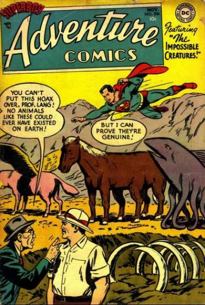 Adventure Comics 206 - Horse - Superboy - Bones