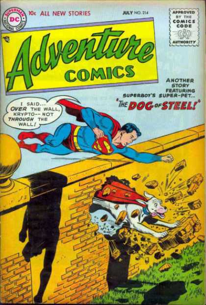 Adventure Comics 214 - Superboy - Krypto - Adventure Comics - Superman - Dog Of Steel - Curt Swan