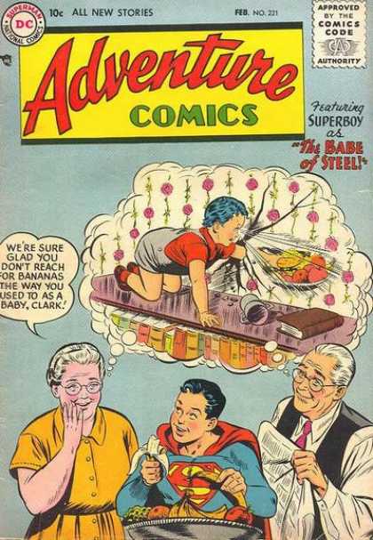 Adventure Comics 221 - Superbaby - Superboy - Curt Swan