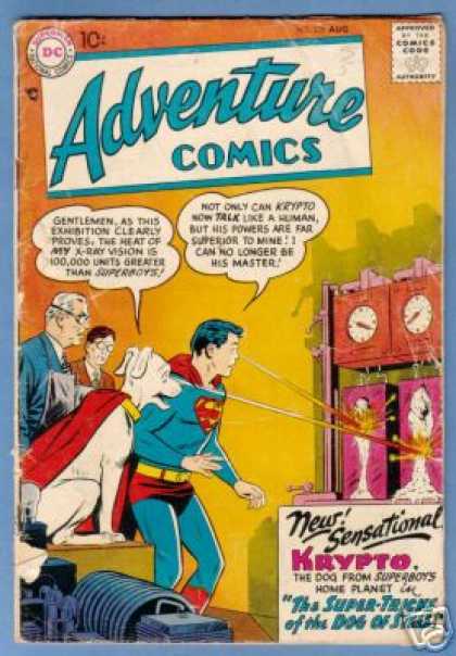 Adventure Comics 239 - Krypto - Superboy - Superman - Superdog - X-ray Vision - Curt Swan