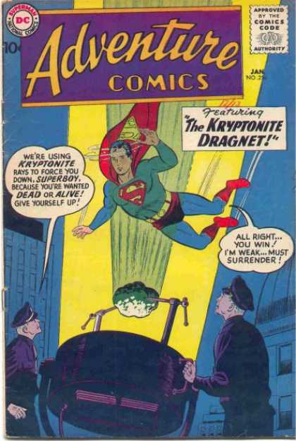 Adventure Comics 256 - Spotlight - Superman - The Kryptonite Dragnet - Superboy - Dc - Curt Swan
