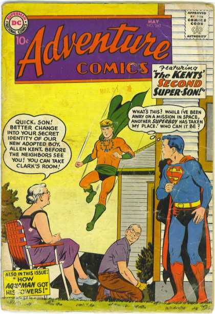 Adventure Comics 260 - Superboy - Cape - S - Man - Woman - Curt Swan