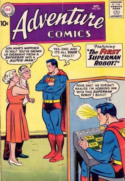 Adventure Comics 265 - Ma Kent - Pa Kent - Superman - Curt Swan