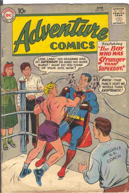 Adventure Comics 273 - Superboy - Boxing - Ted Grahame - Coach - Curt Swan