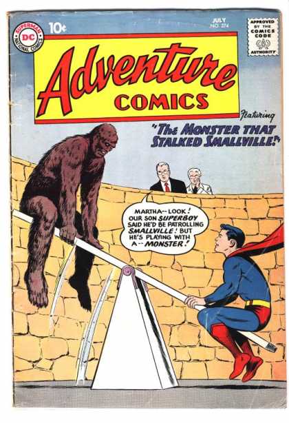 Adventure Comics 274 - Superboy - Monster - Smallville - Superman - See Saw - Curt Swan