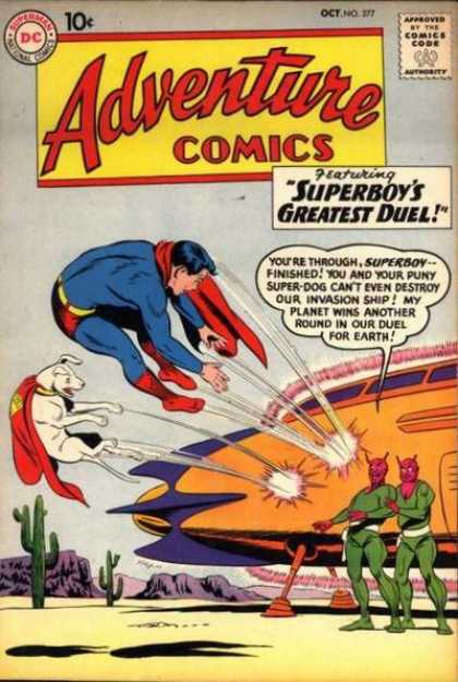 Adventure Comics 277 - Superboy - Aliens - Super Dog - Krypto - Duel - Curt Swan