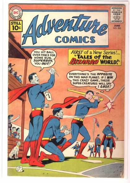 Adventure Comics 285 - Superboy - Superman - Baseball - Bizarro - Curt Swan