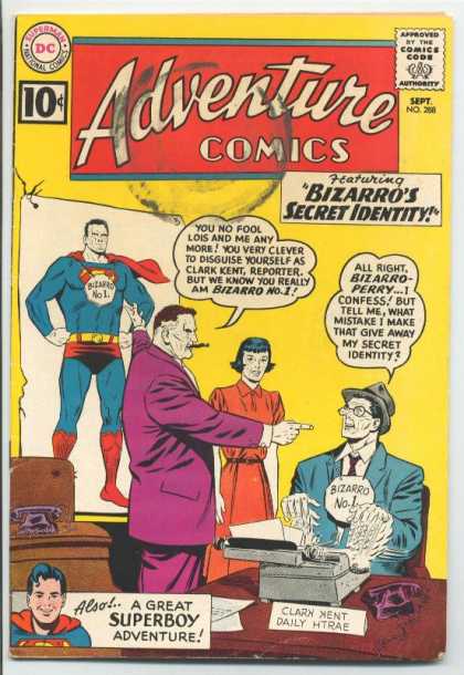 Adventure Comics 288 - Superboy - Bizarro - Perry - Dc - Adventure Comics - Curt Swan