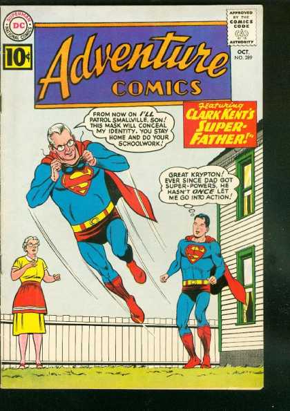 Adventure Comics 289 - Superboy - Superman - Jonathan Kent - Ma Kent - Pa Kent - Curt Swan