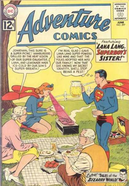 Adventure Comics 297 - Picnic - Superboy - Superman - Lana Lang - Super Hero - Curt Swan