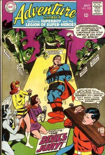 Adventure Comics 370 - Superboy - Legion Of Super Heroes - Legionnaires - Superman - The Devils Jury - Curt Swan, George Roussos