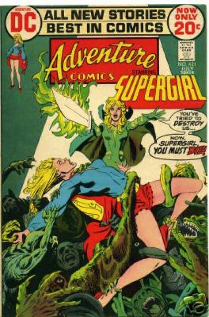 Adventure Comics 421 - Supergirl - Sword - Bob Oksner