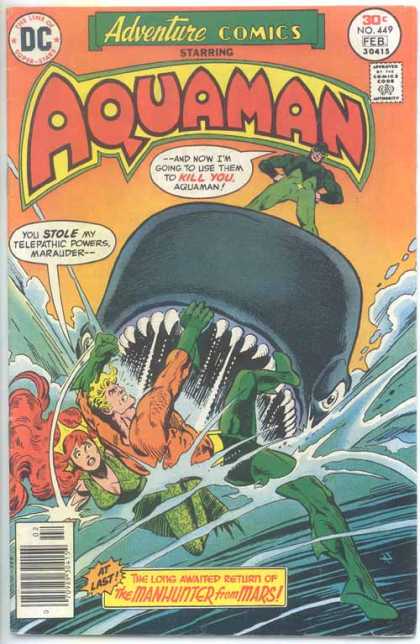 Adventure Comics 449 - Whale - Water - Jim Aparo