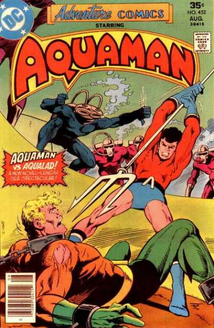 Adventure Comics 452 - Aquaman - Adventure Comics - 35 - Aqualad - Starring - Jim Aparo
