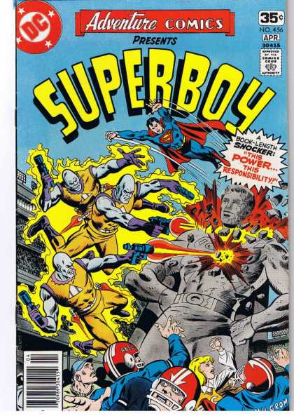 Adventure Comics 456 - Statue - Superboy - Power - Football